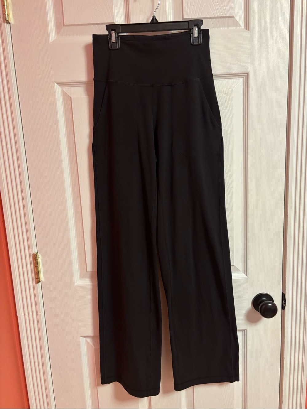 lululemon athletica Black Wide-Leg High-Rise Pants